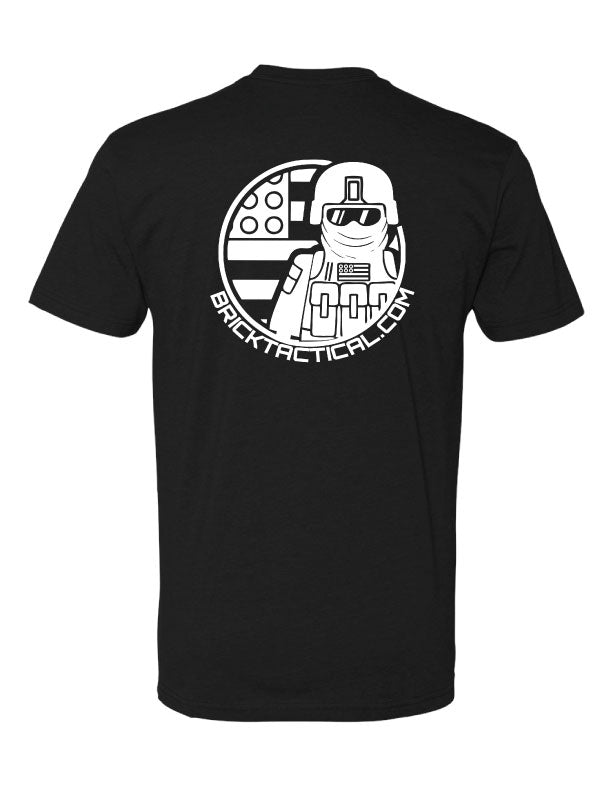 BrickTactical T-Shirt (Black) – BrickTactical merchandise, alternate view