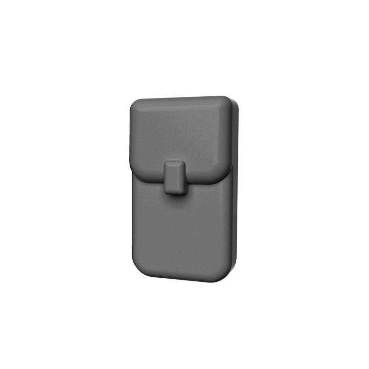 BrickTactical Custom LEGO AK Single Pouch Gray