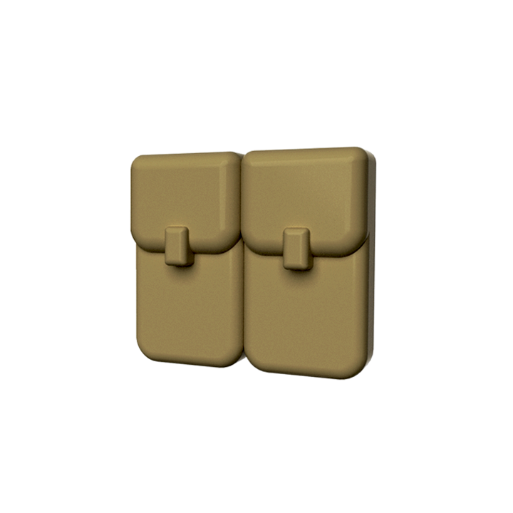 BrickTactical Custom molded LEGO AK Double Pouch