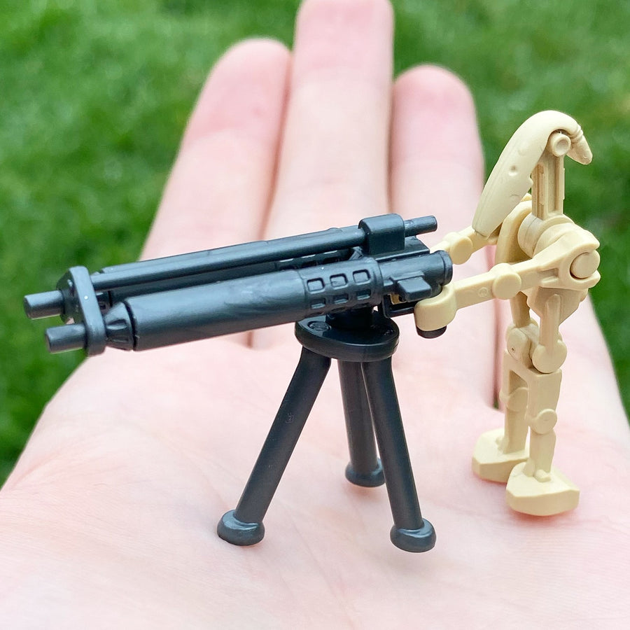 Dual Blaster Canon – custom LEGO-compatible minifigure item by BrickTactical