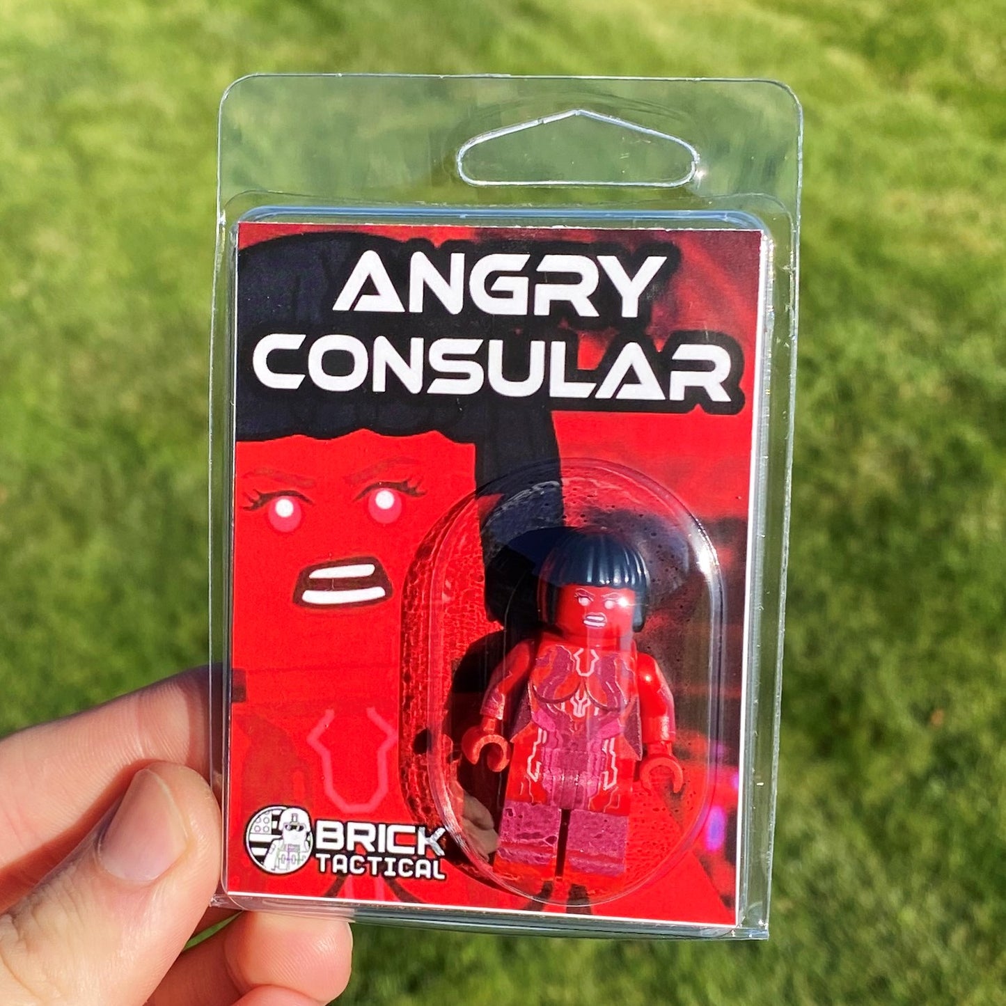 BrickTactical Custom Printed LEGO Minifig Angry Consular