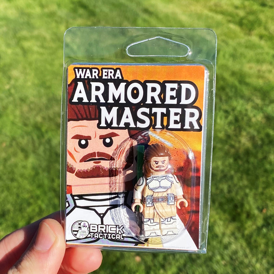 War Era Armored Master – custom LEGO-compatible minifigure item by BrickTactical, alternate view