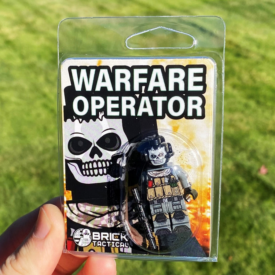 Warfare Operator – custom LEGO-compatible minifigure item by BrickTactical, alternate view