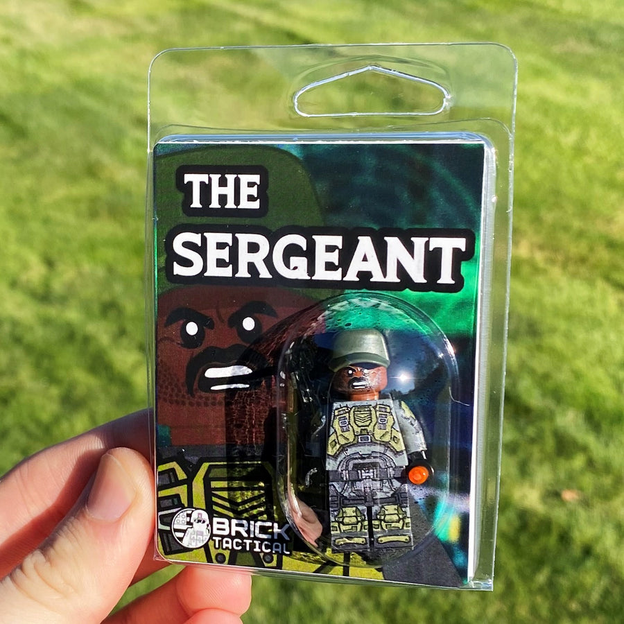 The Sergeant – custom LEGO-compatible minifigure item by BrickTactical, alternate view