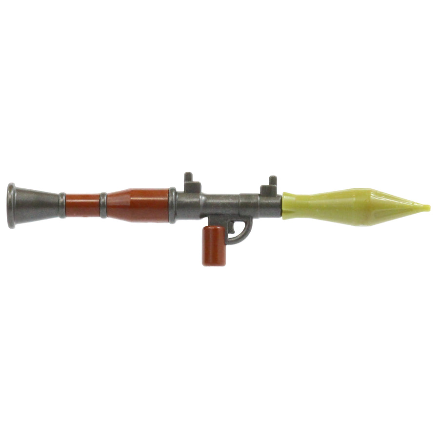 Overmolded RPG-7 Rocket Launcher – custom LEGO-compatible minifigure item by BrickTactical, alternate view