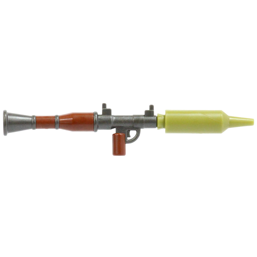 Overmolded RPG-7 Rocket Launcher – custom LEGO-compatible minifigure item by BrickTactical, alternate view