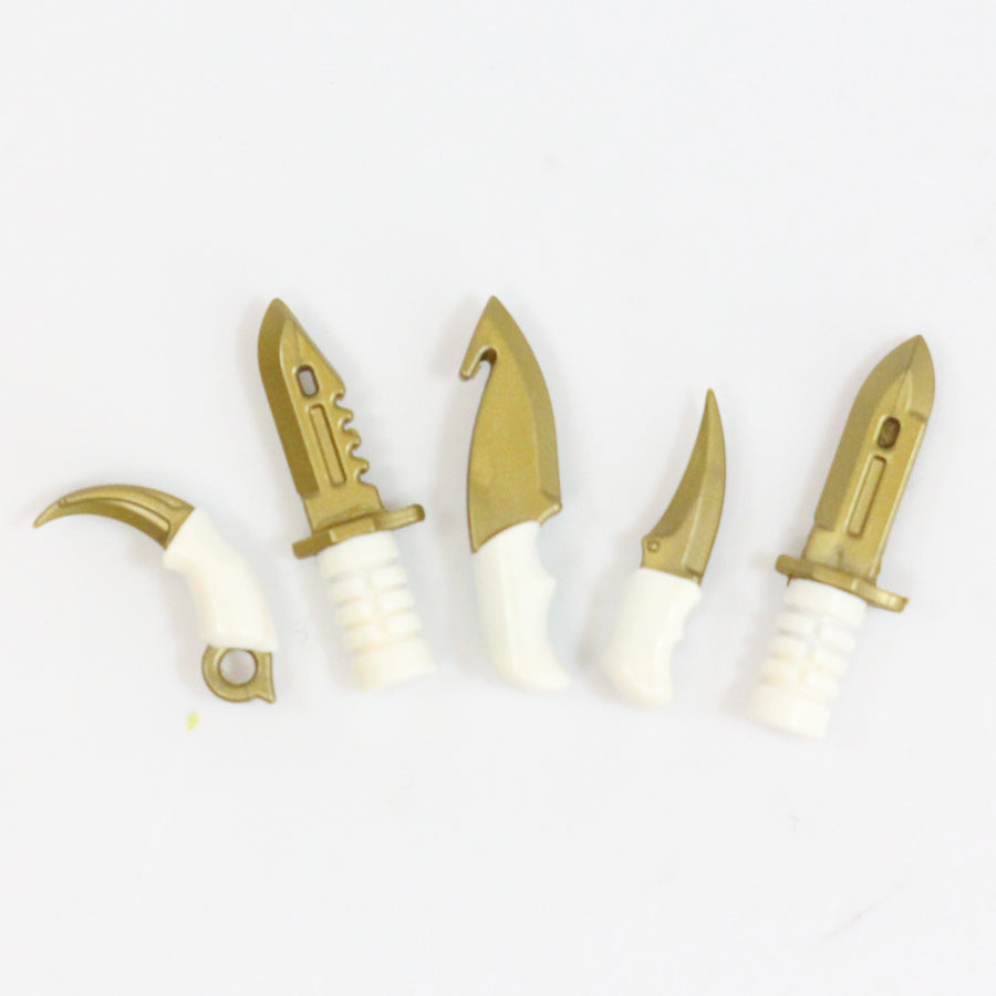 Overmolded Blade Pack – custom LEGO-compatible minifigure item by BrickTactical, alternate view