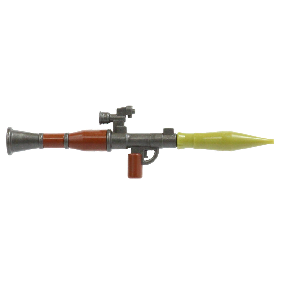 Overmolded Scoped RPG-7 Rocket Launcher – custom LEGO-compatible minifigure item by BrickTactical, alternate view