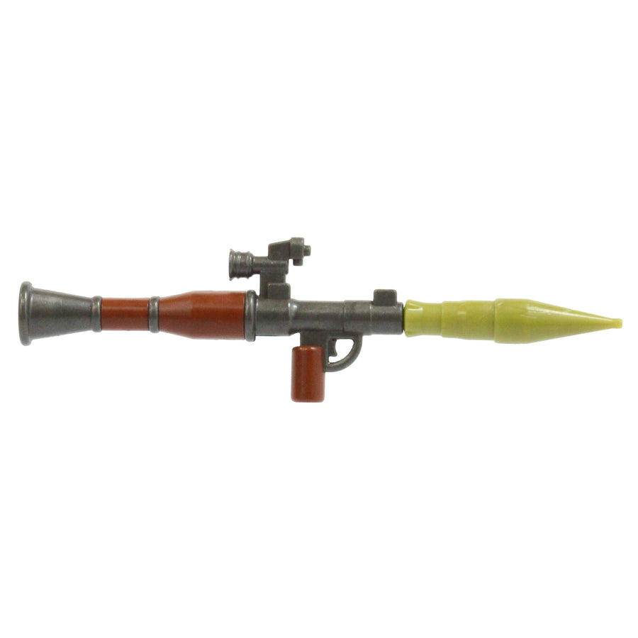 Overmolded Scoped RPG-7 Rocket Launcher – custom LEGO-compatible minifigure item by BrickTactical, alternate view