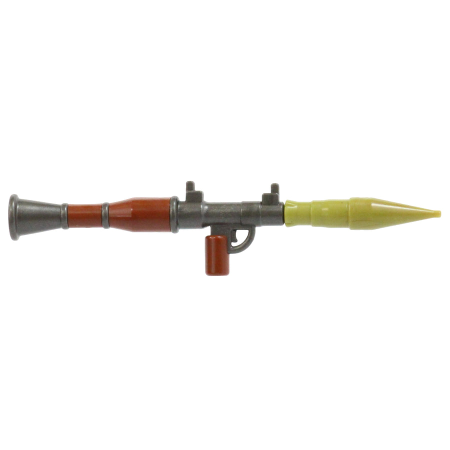 Overmolded RPG-7 Rocket Launcher – custom LEGO-compatible minifigure item by BrickTactical, alternate view