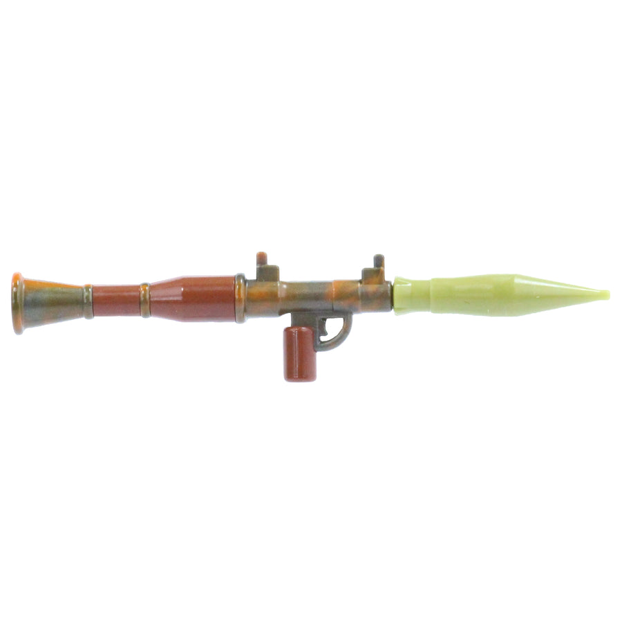 Overmolded RPG-7 Rocket Launcher – custom LEGO-compatible minifigure item by BrickTactical, alternate view