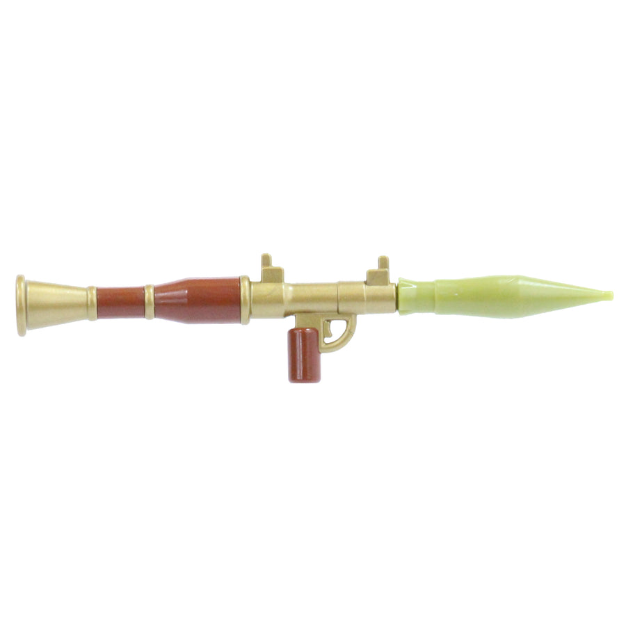 Overmolded RPG-7 Rocket Launcher – custom LEGO-compatible minifigure item by BrickTactical, alternate view