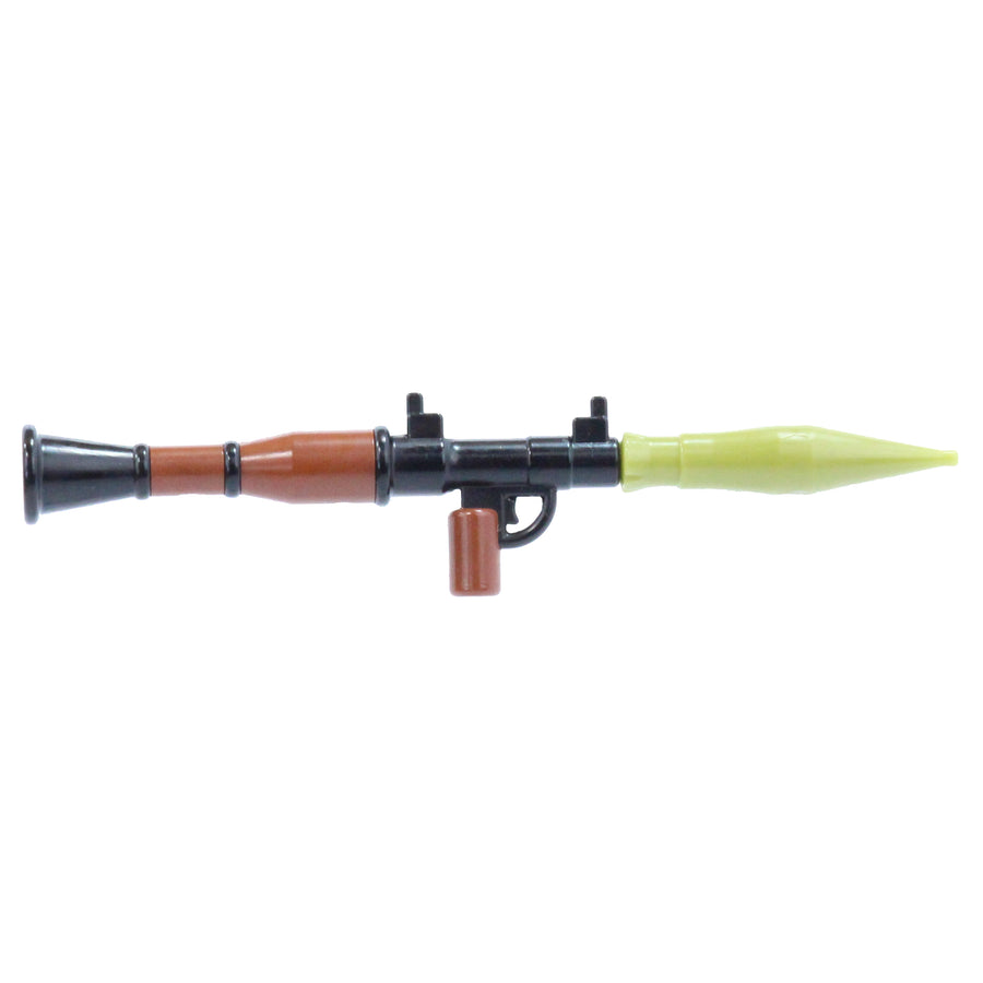Overmolded RPG-7 Rocket Launcher – custom LEGO-compatible minifigure item by BrickTactical, alternate view