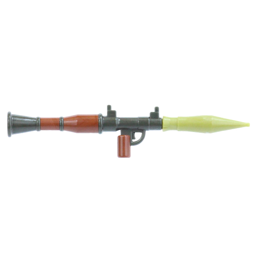 Overmolded RPG-7 Rocket Launcher – custom LEGO-compatible minifigure item by BrickTactical, alternate view