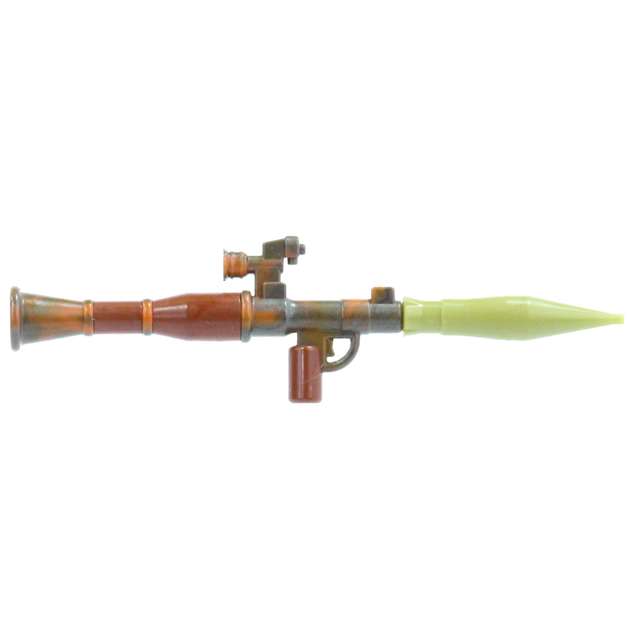 Overmolded Scoped RPG-7 Rocket Launcher – custom LEGO-compatible minifigure item by BrickTactical, alternate view