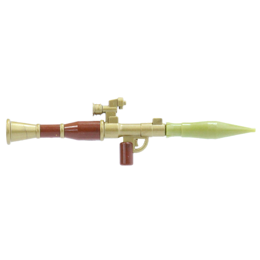 Overmolded Scoped RPG-7 Rocket Launcher – custom LEGO-compatible minifigure item by BrickTactical, alternate view
