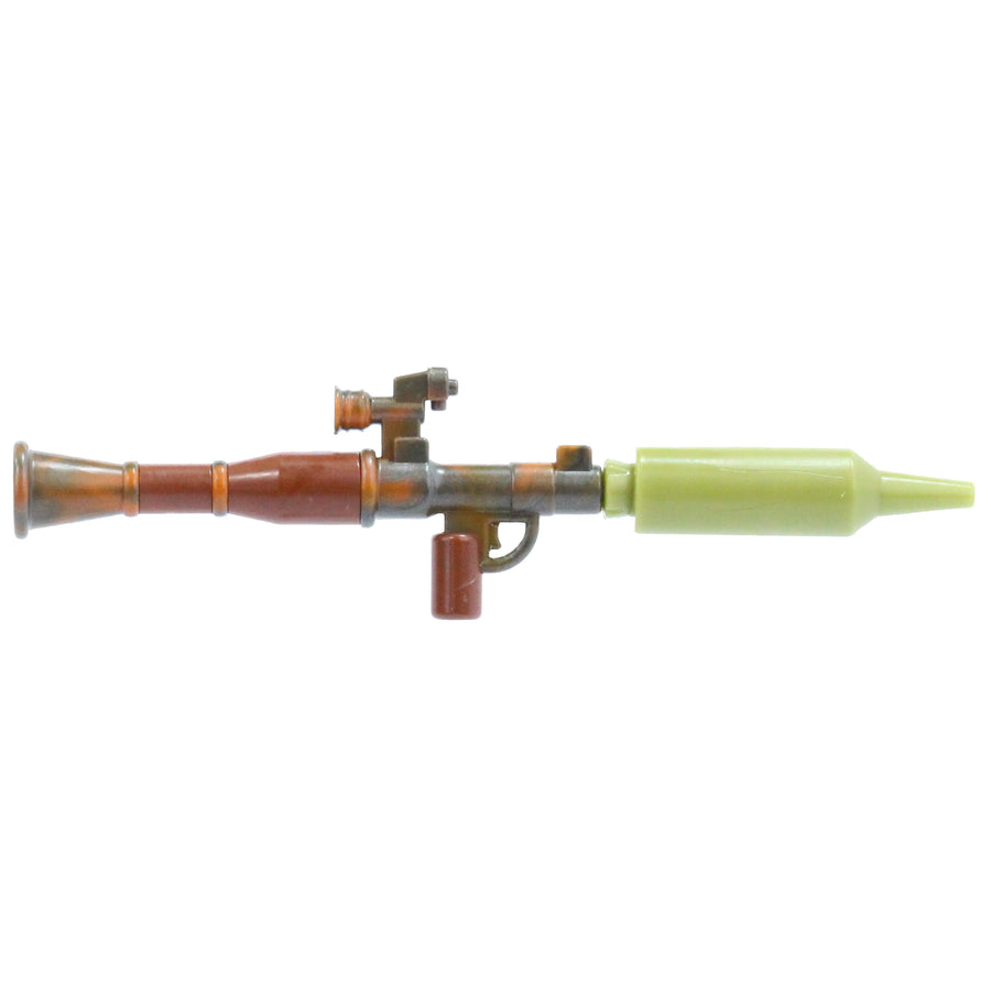 Overmolded Scoped RPG-7 Rocket Launcher – custom LEGO-compatible minifigure item by BrickTactical, alternate view