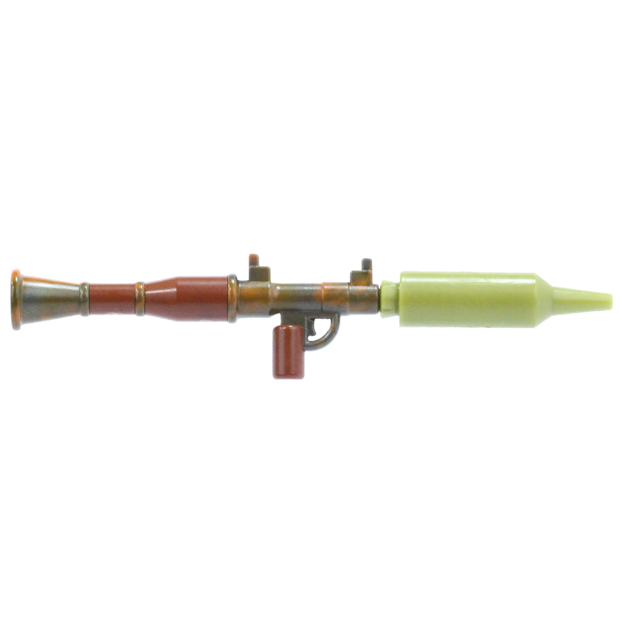 Overmolded RPG-7 Rocket Launcher – custom LEGO-compatible minifigure item by BrickTactical, alternate view