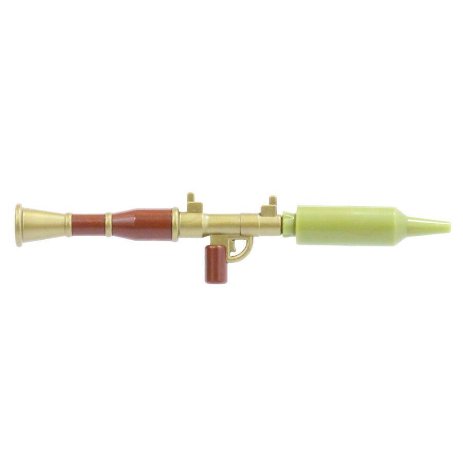 Overmolded RPG-7 Rocket Launcher – custom LEGO-compatible minifigure item by BrickTactical, alternate view