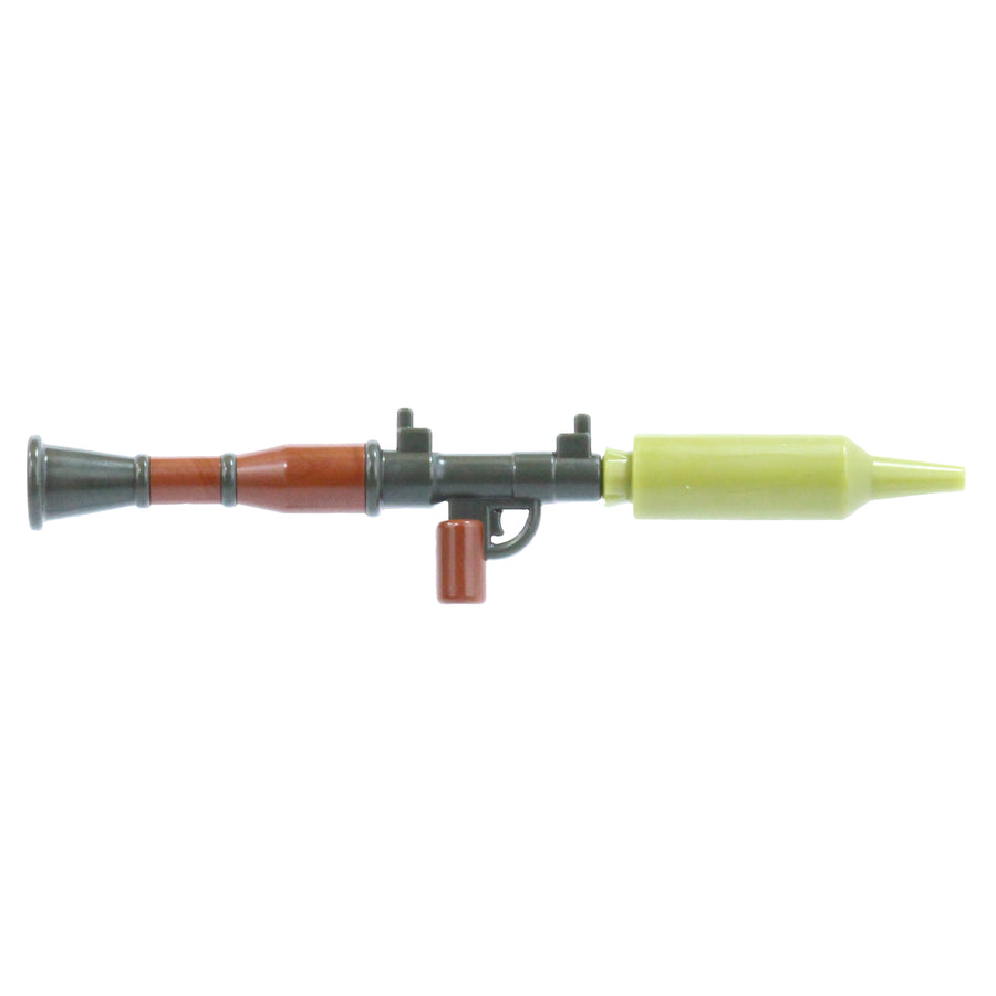 Overmolded RPG-7 Rocket Launcher – custom LEGO-compatible minifigure item by BrickTactical, alternate view