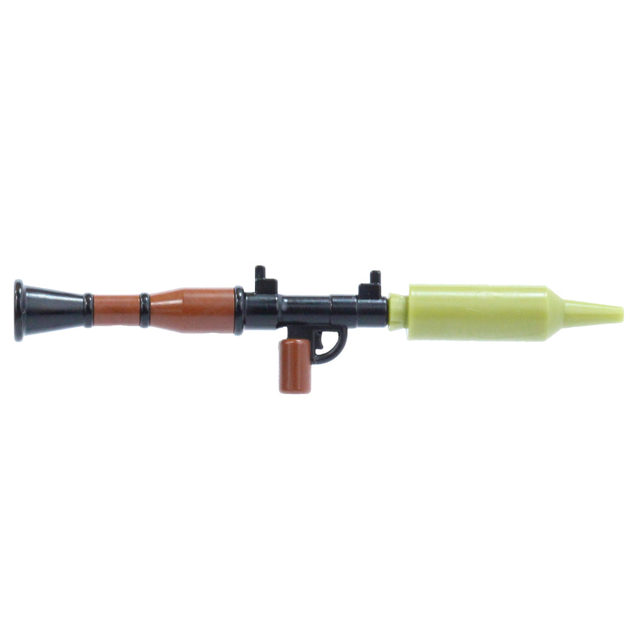Overmolded RPG-7 Rocket Launcher – custom LEGO-compatible minifigure item by BrickTactical, alternate view