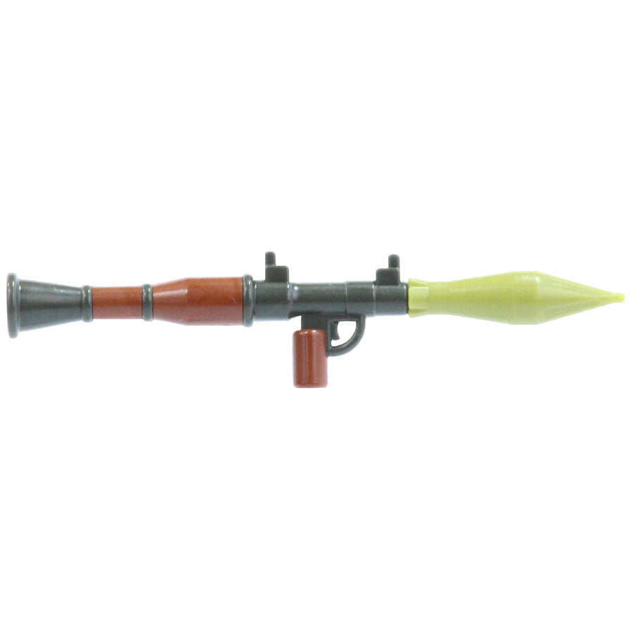 Overmolded RPG-7 Rocket Launcher – custom LEGO-compatible minifigure item by BrickTactical, alternate view