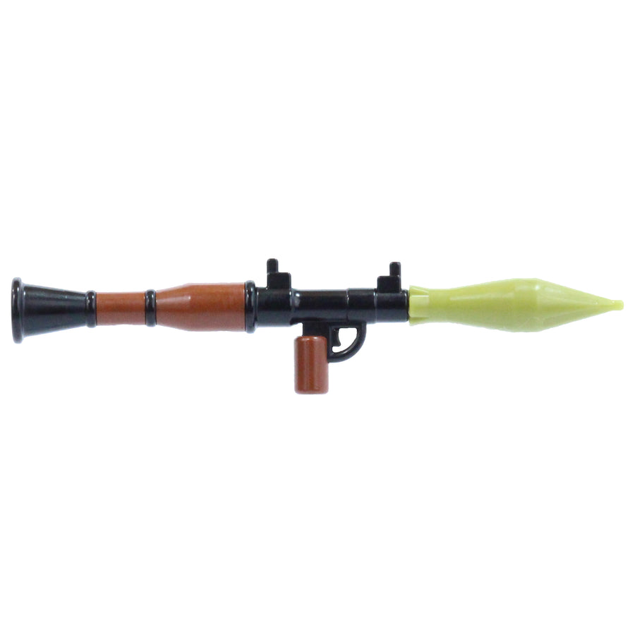 Overmolded RPG-7 Rocket Launcher – custom LEGO-compatible minifigure item by BrickTactical, alternate view
