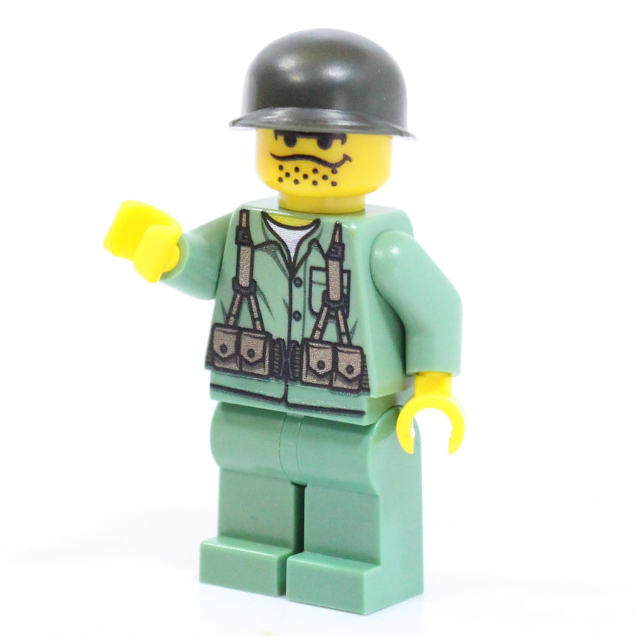 M1 Helmet – custom LEGO-compatible minifigure item by BrickTactical, alternate view