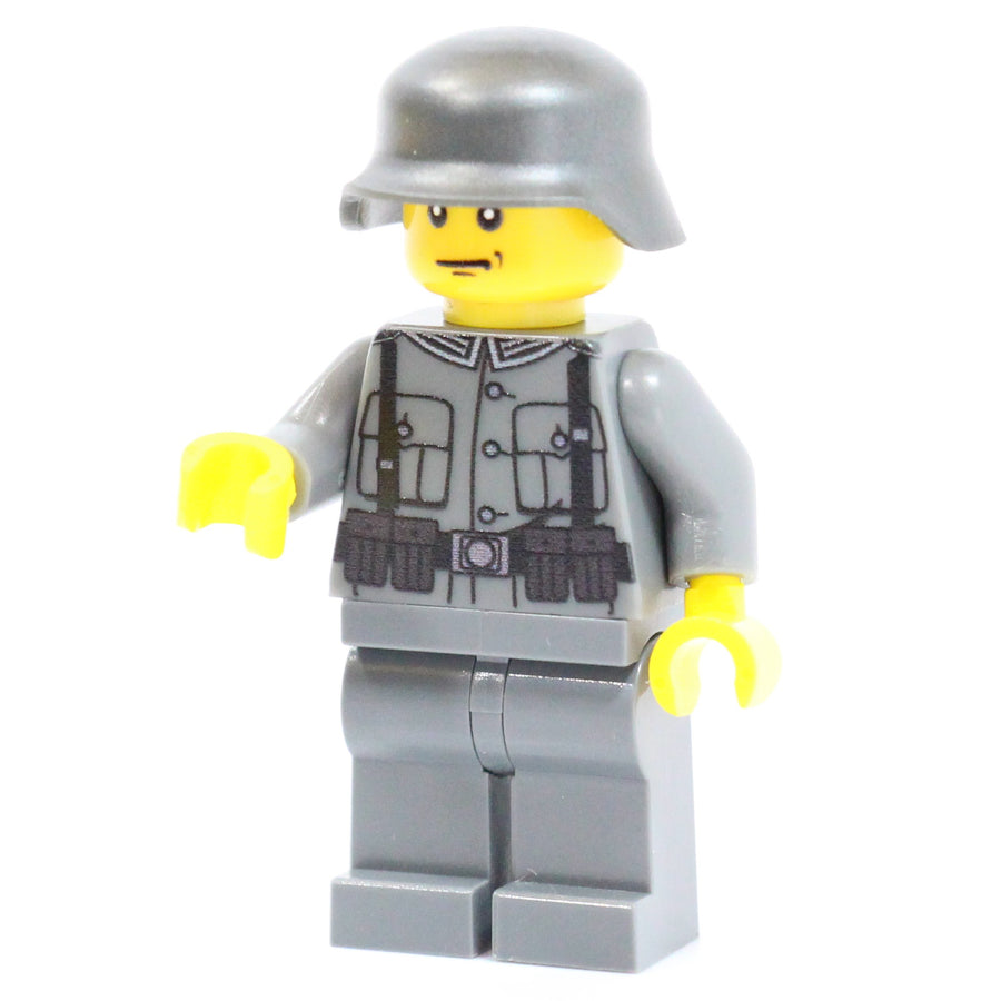 Stahlhelm – custom LEGO-compatible minifigure item by BrickTactical, alternate view