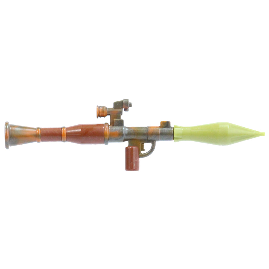 Overmolded Scoped RPG-7 Rocket Launcher – custom LEGO-compatible minifigure item by BrickTactical, alternate view
