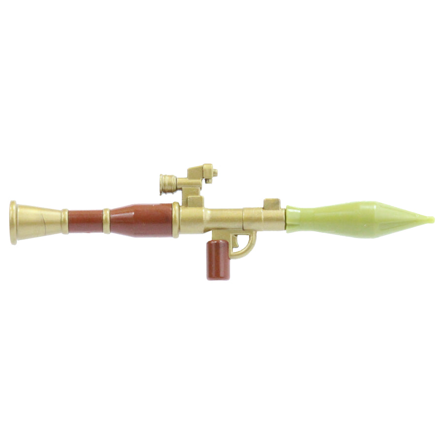 Overmolded Scoped RPG-7 Rocket Launcher – custom LEGO-compatible minifigure item by BrickTactical, alternate view