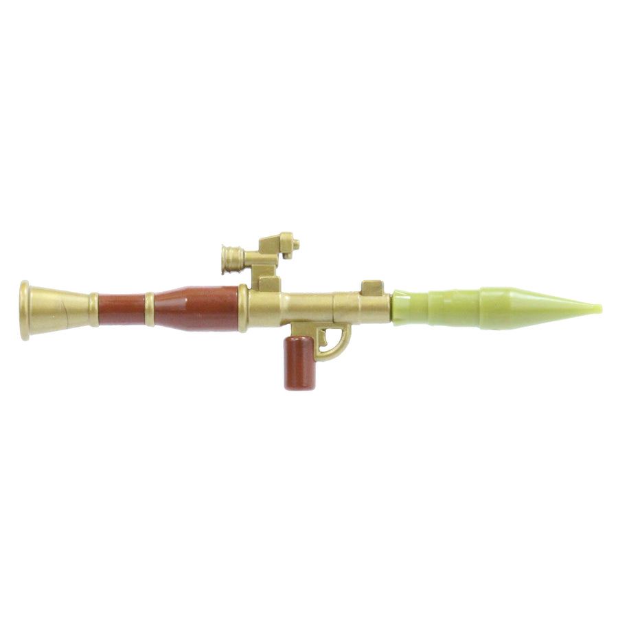 Overmolded Scoped RPG-7 Rocket Launcher – custom LEGO-compatible minifigure item by BrickTactical, alternate view