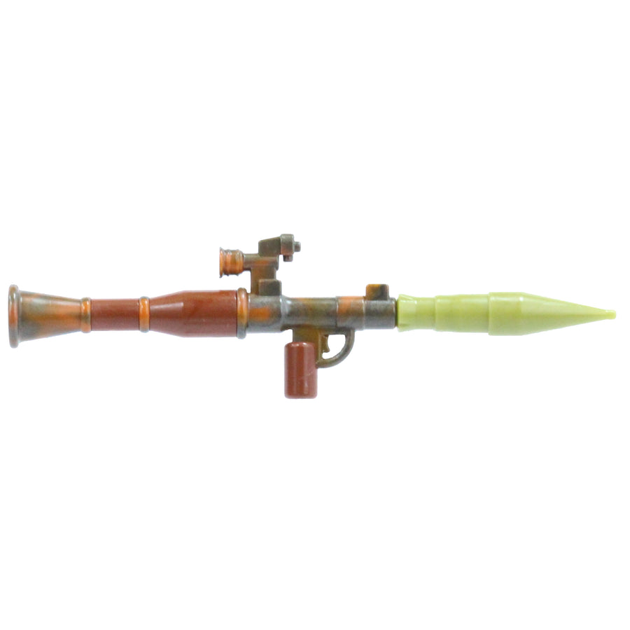 Overmolded Scoped RPG-7 Rocket Launcher – custom LEGO-compatible minifigure item by BrickTactical, alternate view
