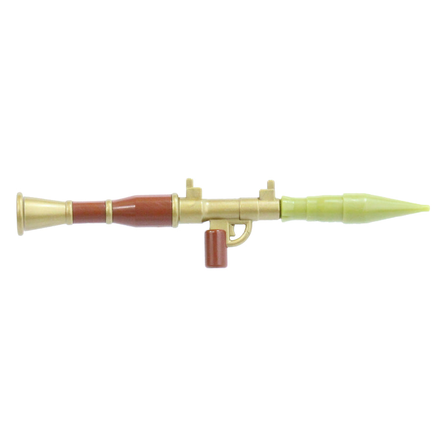 Overmolded RPG-7 Rocket Launcher – custom LEGO-compatible minifigure item by BrickTactical, alternate view