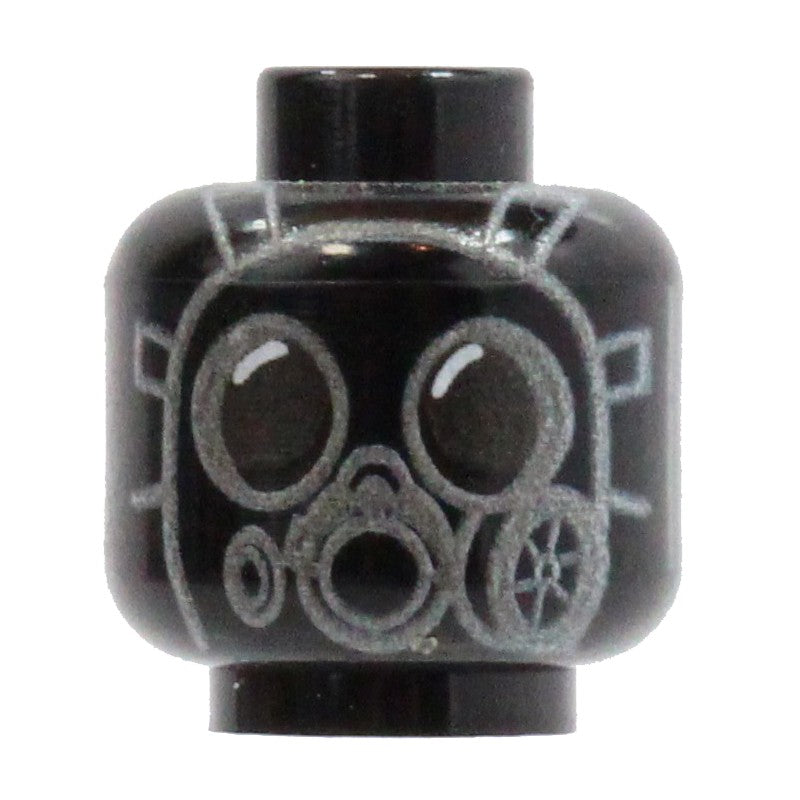 Gas Mask Head – custom LEGO-compatible minifigure item by BrickTactical