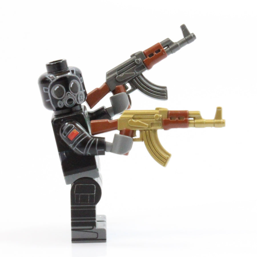Overmolded AK47 – custom LEGO-compatible minifigure item by BrickTactical, view 2