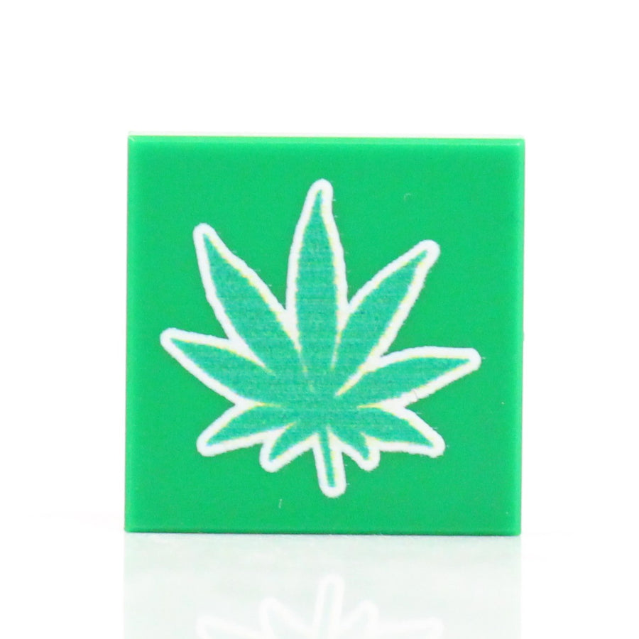 Leaf Tile – custom LEGO-compatible minifigure item by BrickTactical