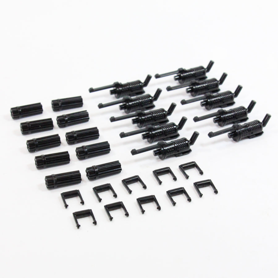Minigun Blaster (x10) – custom LEGO-compatible minifigure item by BrickTactical, alternate view