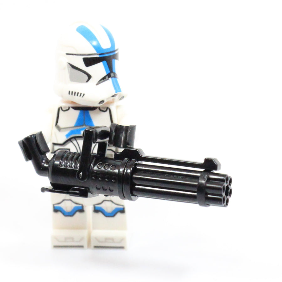 Minigun Blaster (x10) – custom LEGO-compatible minifigure item by BrickTactical, alternate view