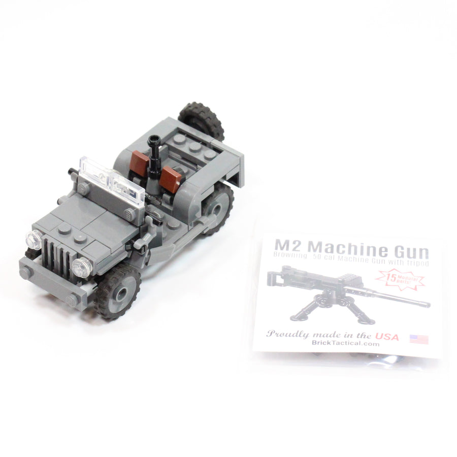 Willys Jeep – custom LEGO-compatible minifigure item by BrickTactical, alternate view