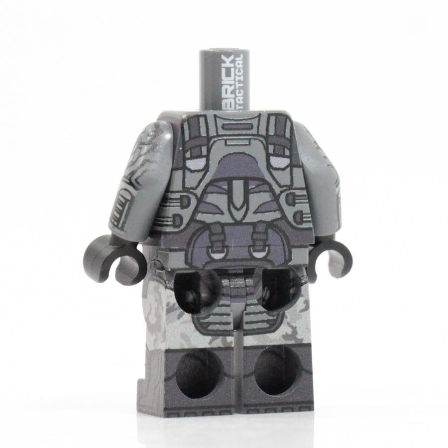 Light Weight Space Marine Rig – custom LEGO-compatible minifigure item by BrickTactical, alternate view