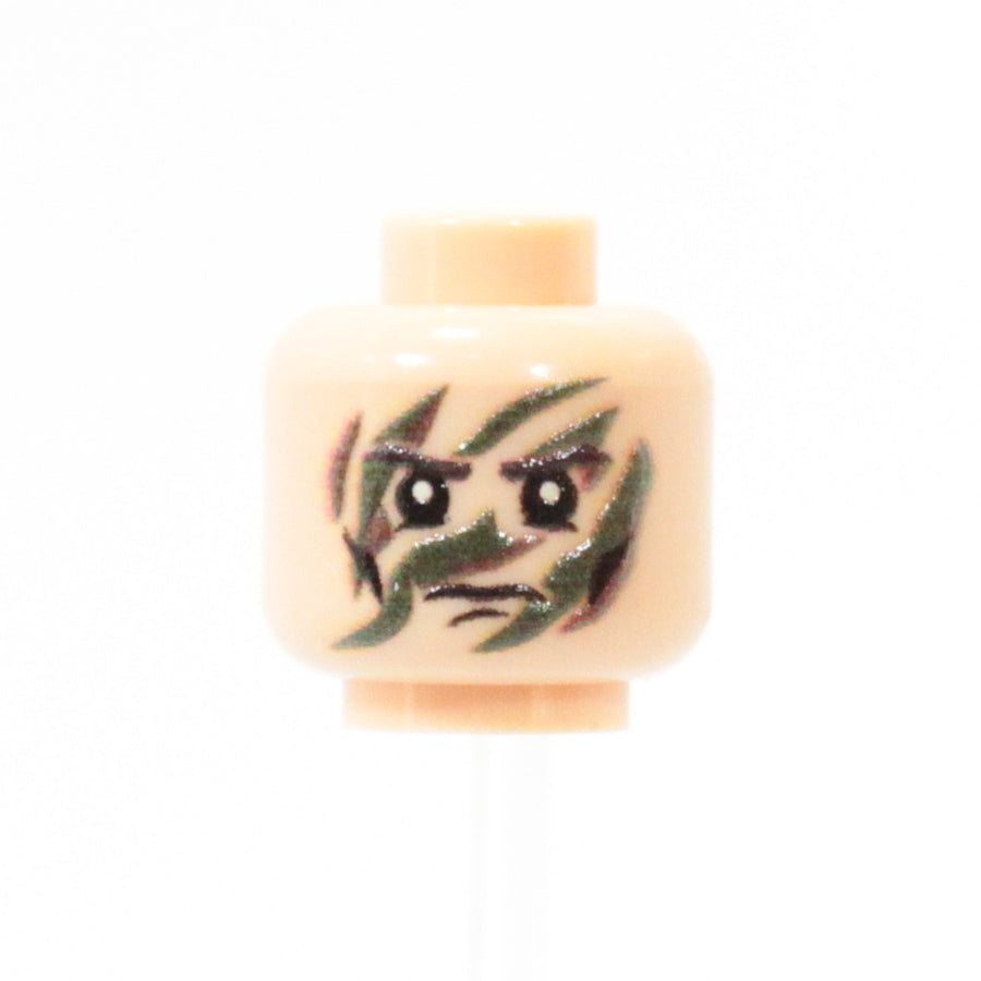 Camo Stripe Head – custom LEGO-compatible minifigure item by BrickTactical