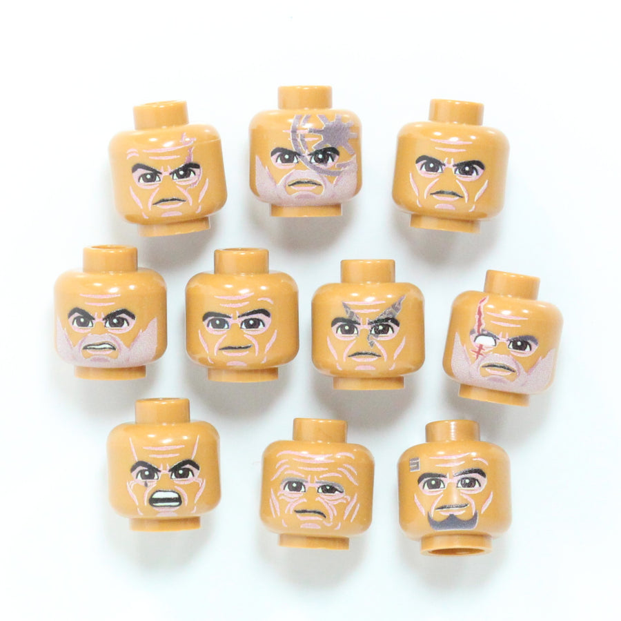 Trooper Head Pack – custom LEGO-compatible minifigure item by BrickTactical, alternate view