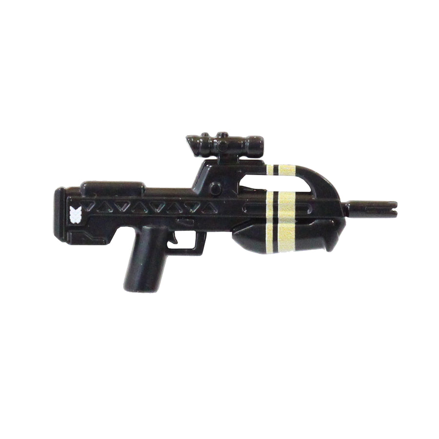 Printed Striped Battle Rifle – custom LEGO-compatible minifigure item by BrickTactical