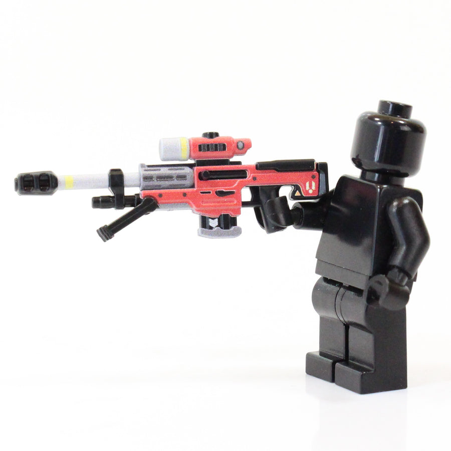 Printed Red Sniper 99AM – custom LEGO-compatible minifigure item by BrickTactical, alternate view