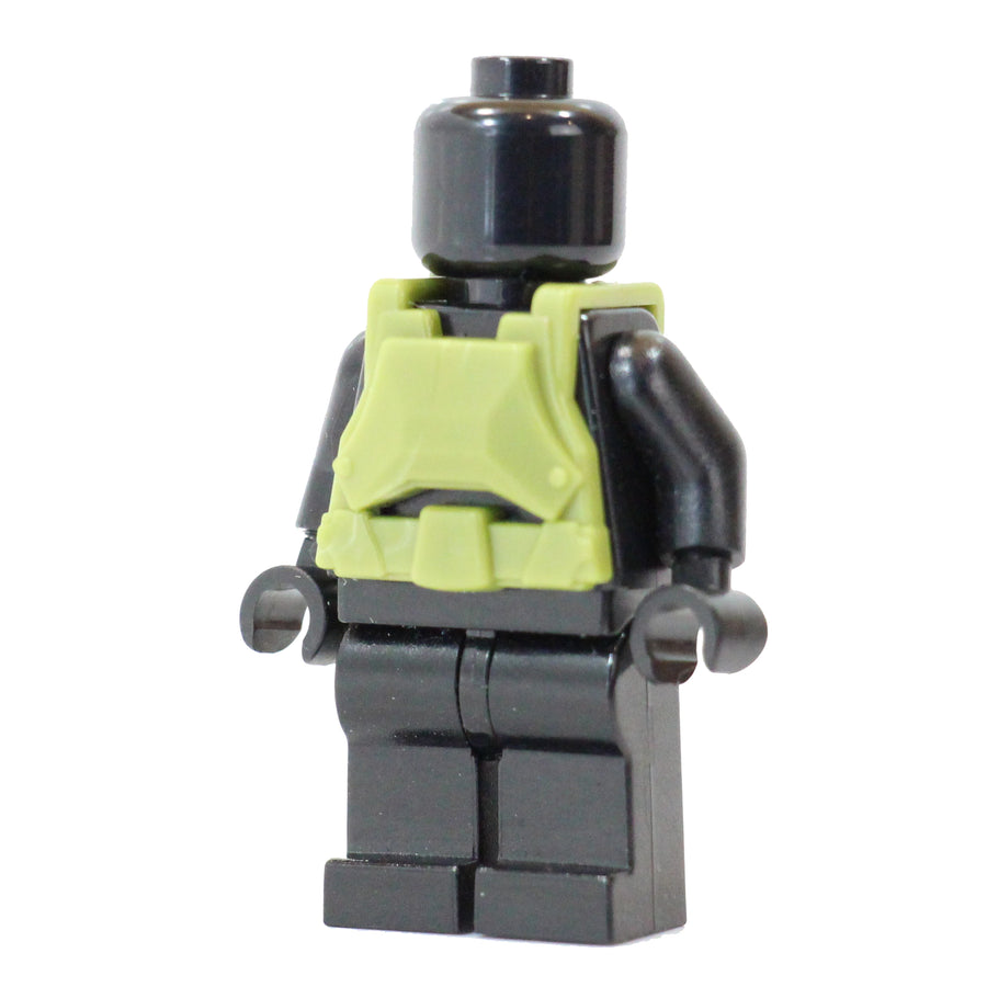 Combat Vest – custom LEGO-compatible minifigure item by BrickTactical, alternate view