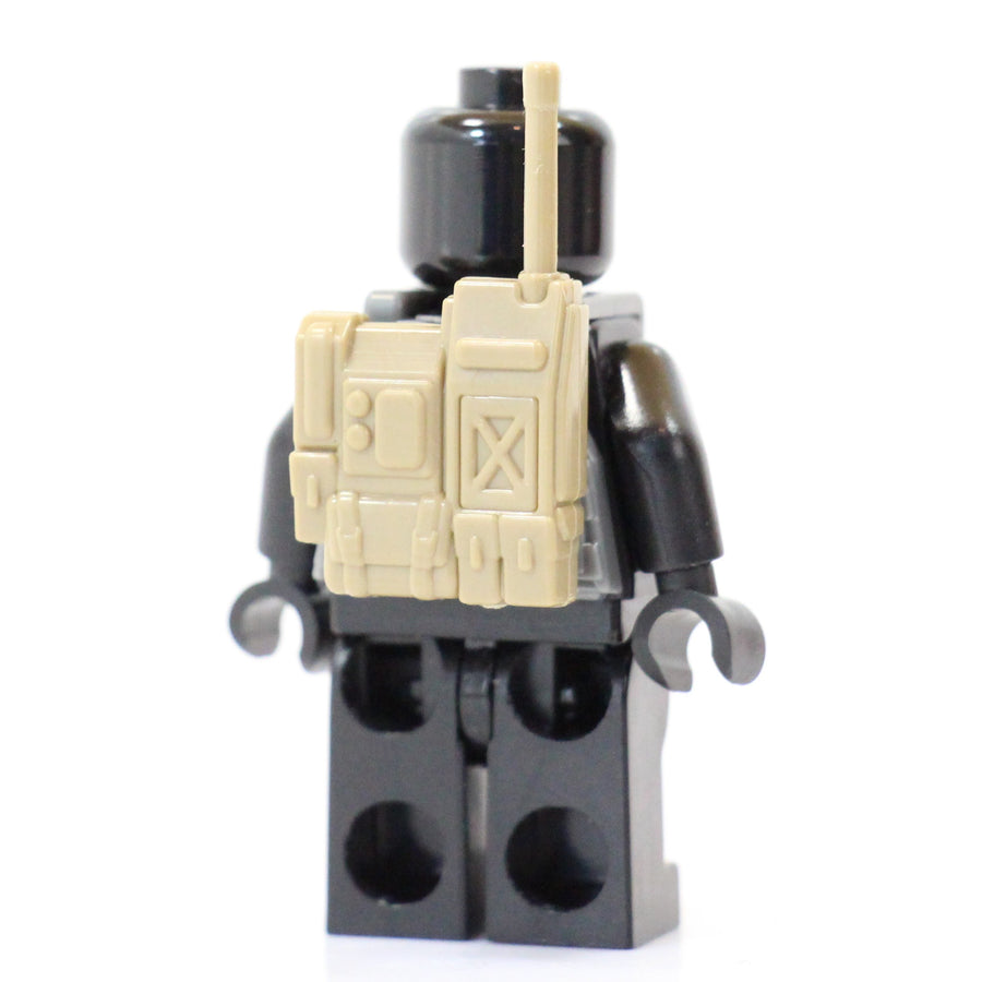 Radio Backpack – custom LEGO-compatible minifigure item by BrickTactical