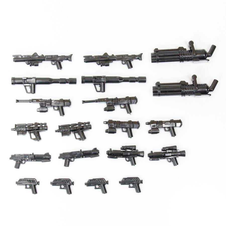 BrickTactical custom minifigure blasters for sci-fi builds