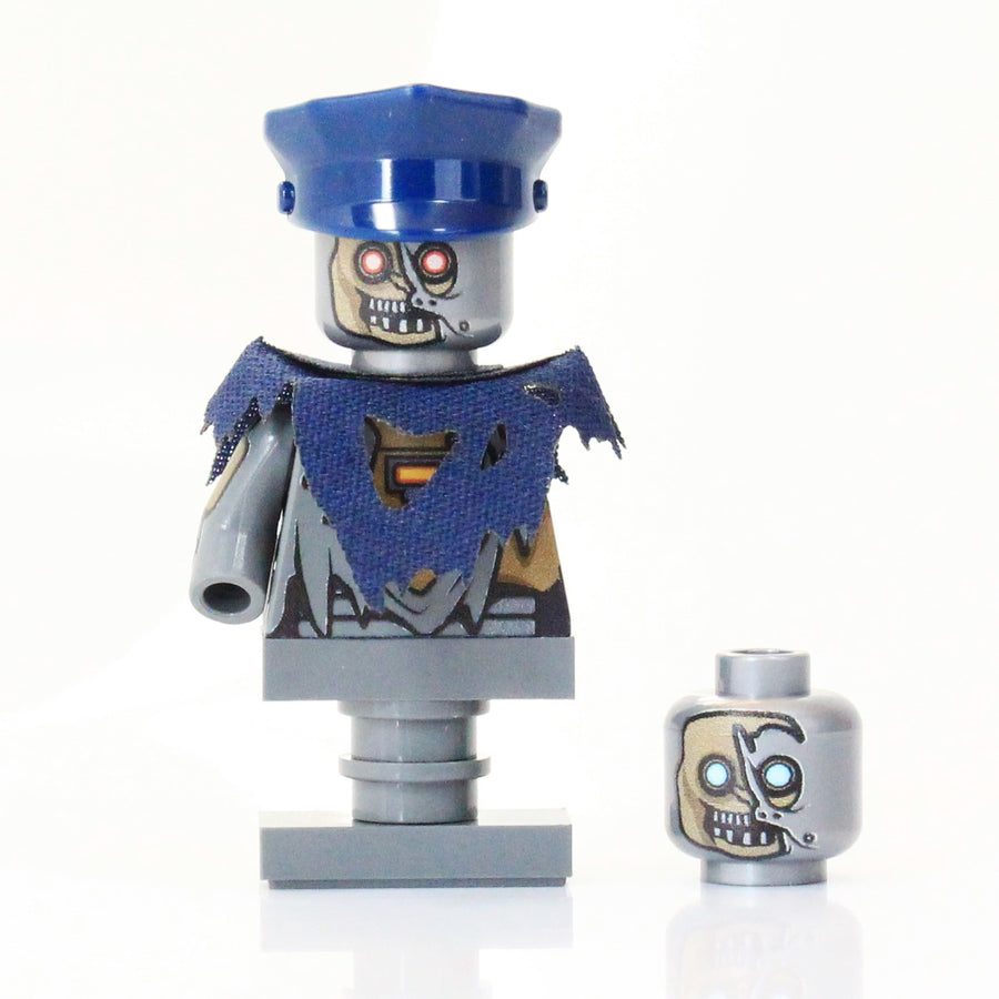 Zombie Bus Driver – custom LEGO-compatible minifigure item by BrickTactical