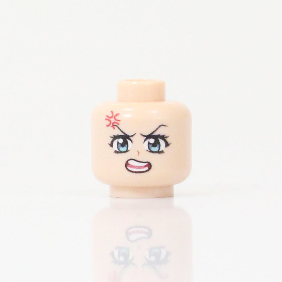 Cartoon Head 8 – custom LEGO-compatible minifigure item by BrickTactical